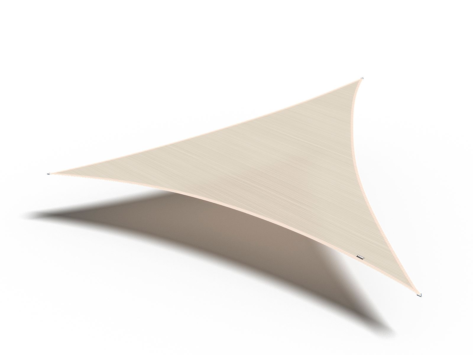 Platinum schaduwdoek Coolfit - driehoek - 500 op 500 op 500 cm - ecru afbeelding