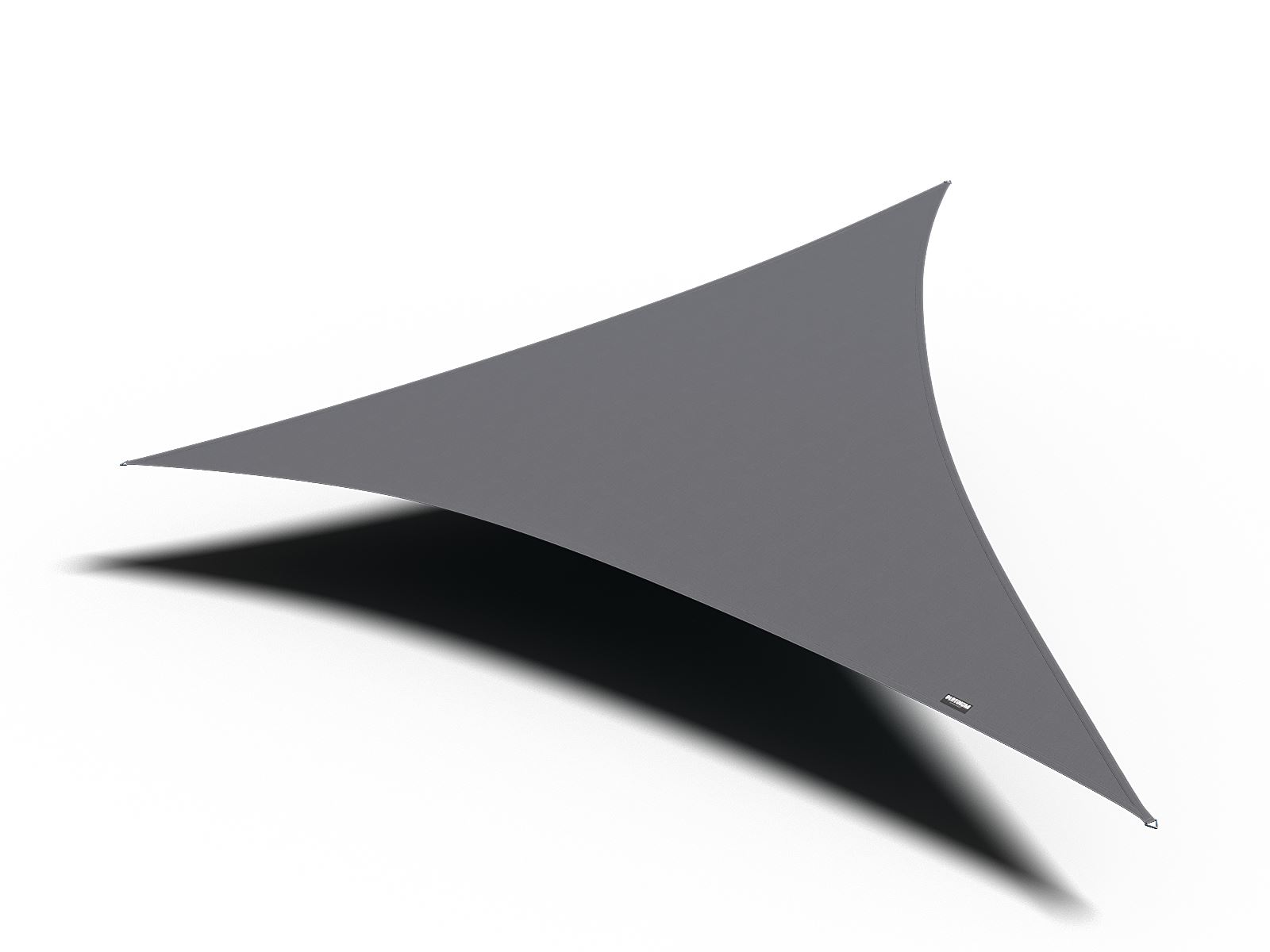 Platinum schaduwdoek Dreamsail - driehoek - 500 op 500 op 500 cm - grijs