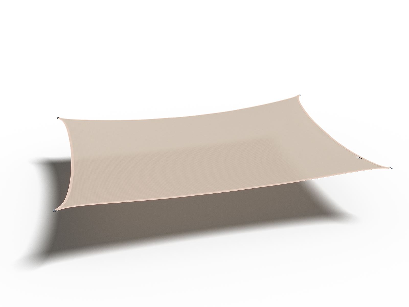 Platinum schaduwdoek Coolfit - rechthoekig - 500 op 300 cm - ecru afbeelding