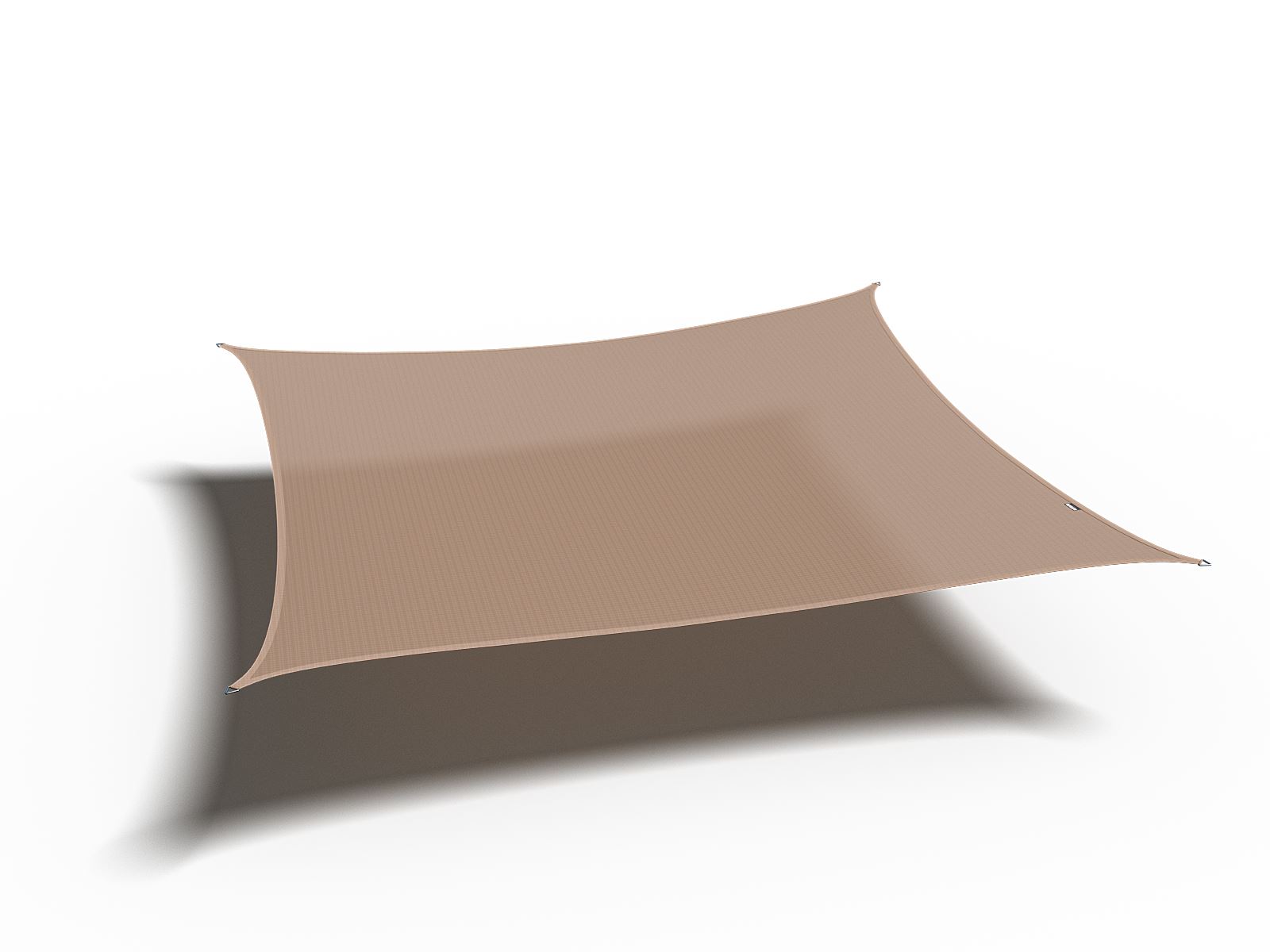 Platinum schaduwdoek Coolfit - vierkant - 360 op 360 cm - zand afbeelding