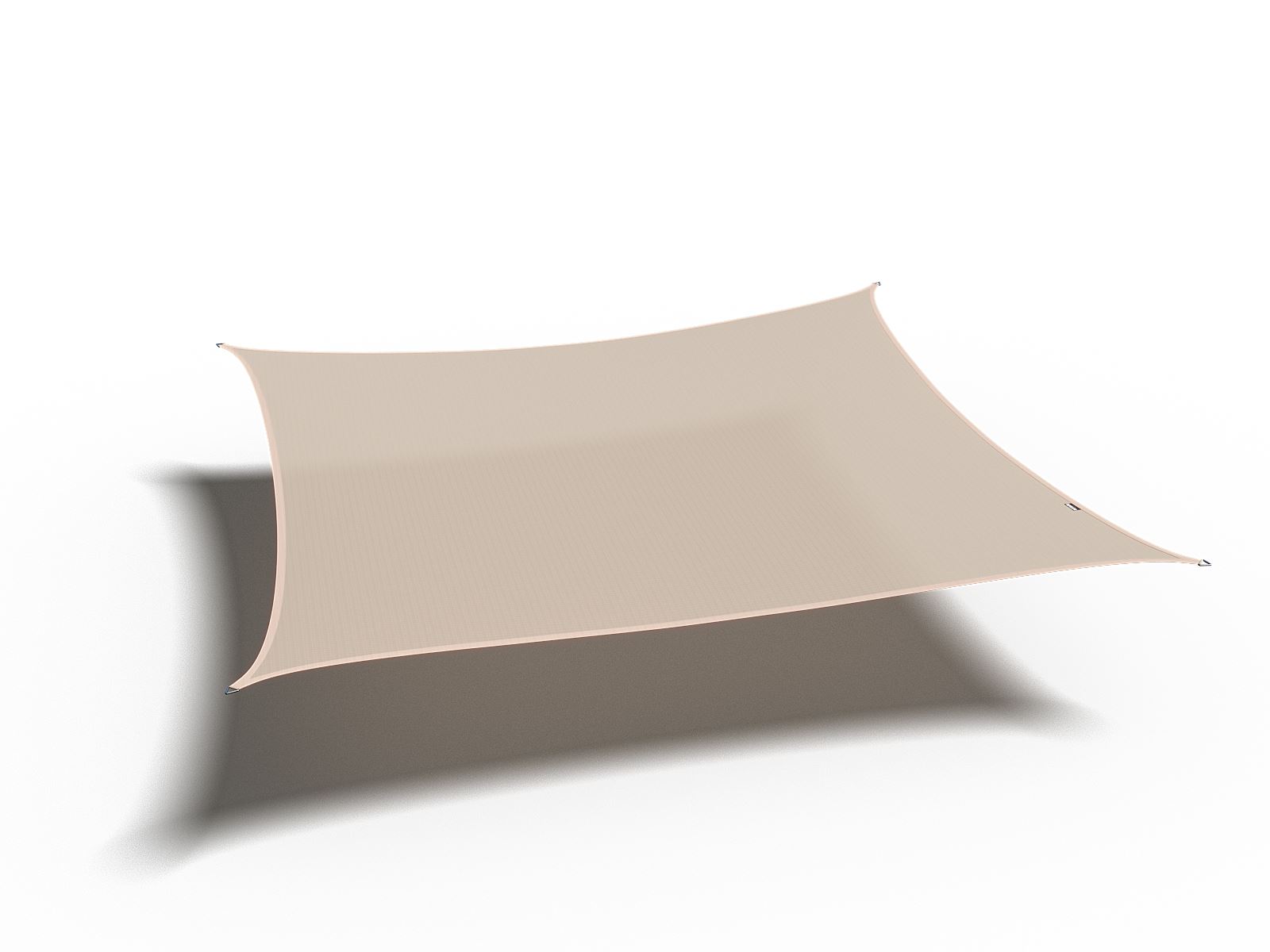Platinum schaduwdoek Coolfit - rechthoekig - 500 op 500 cm - ecru afbeelding