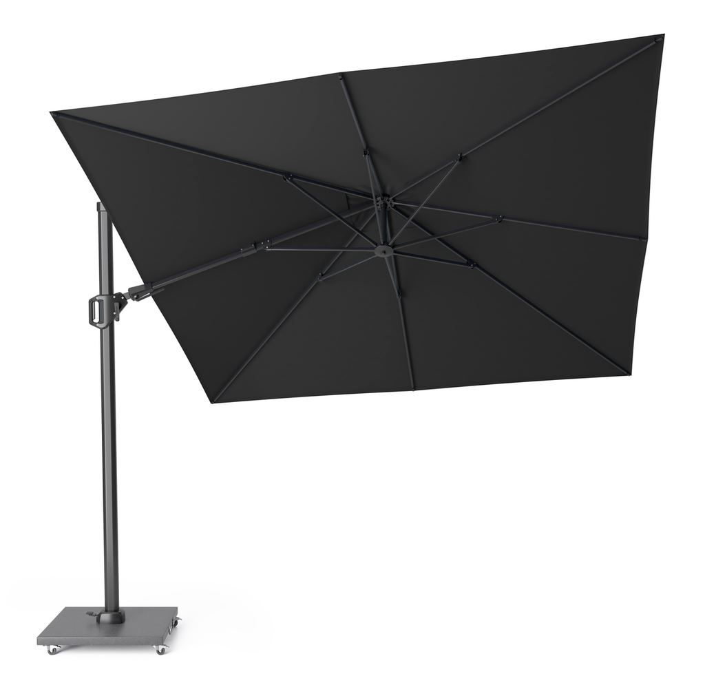 Platinum premium zweefparasol'Challenger T²'- Faded Black - 300x300cm afbeelding