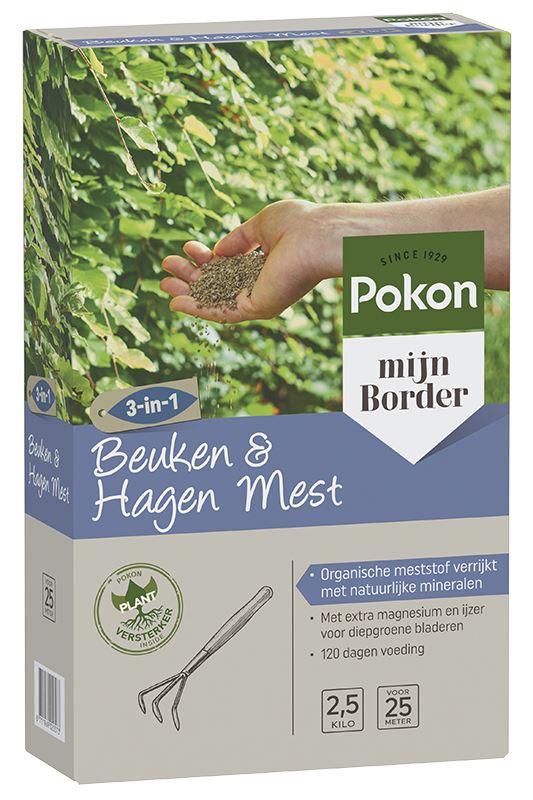 Pokon meststof voor beuken&hagen - 2,5 kg afbeelding