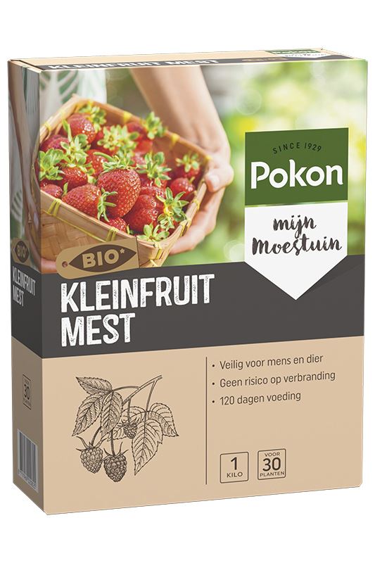 Pokon meststof voor kleinfruit - 1 kg - voor 10m² - bio afbeelding