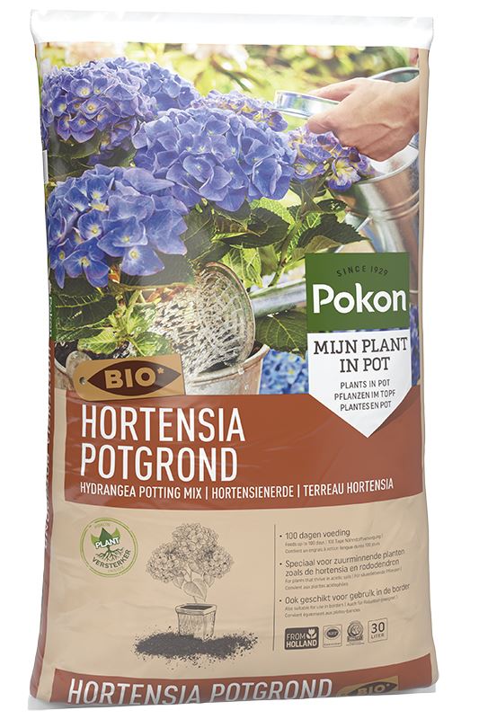 Pokon potgrond voor hortensia&zuurminnende planten - 30L afbeelding