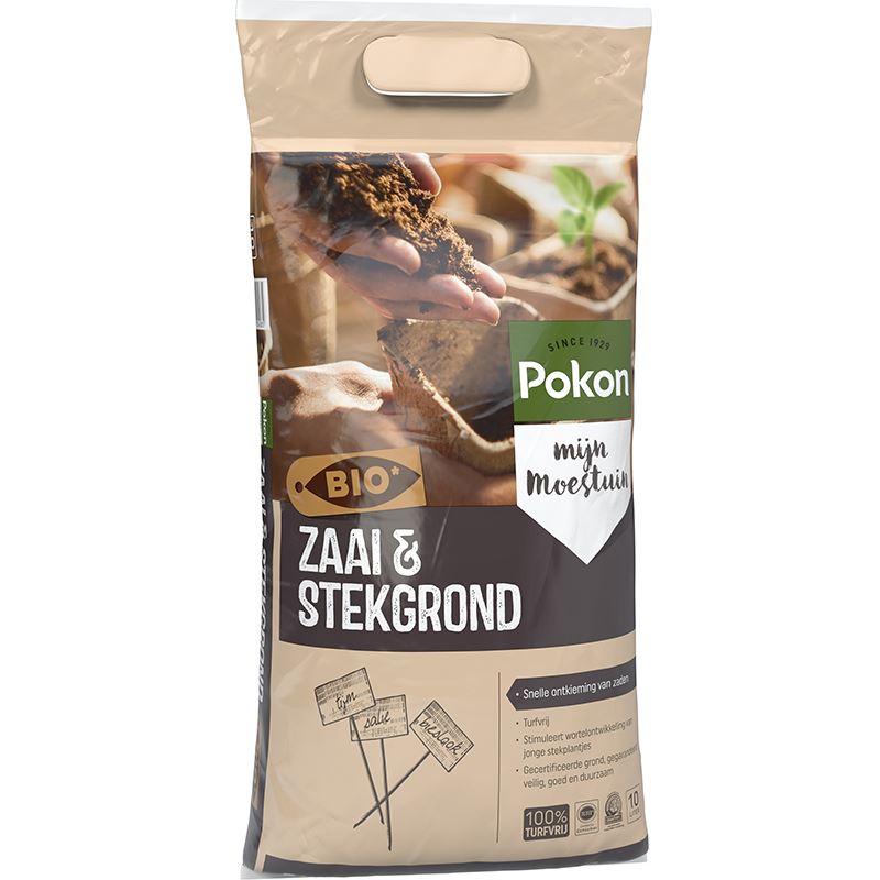 Pokon potgrond voor zaaien en stekken - 10L afbeelding