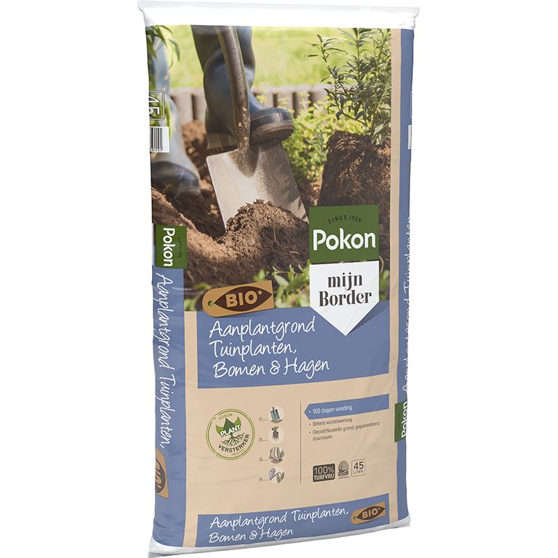 Pokon potgrond voor tuinplanten, bomen&hagen -  45L afbeelding