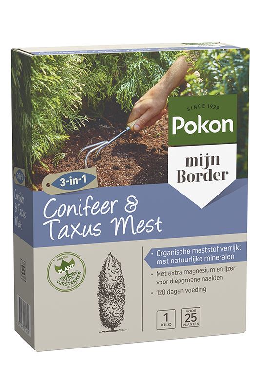 Pokon meststof voor conifeer&taxus - 1 kg afbeelding