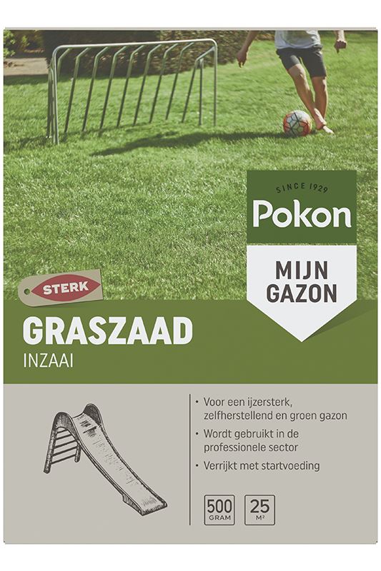 Pokon graszaad 0,5 kg tot 25 m² – inzaai afbeelding