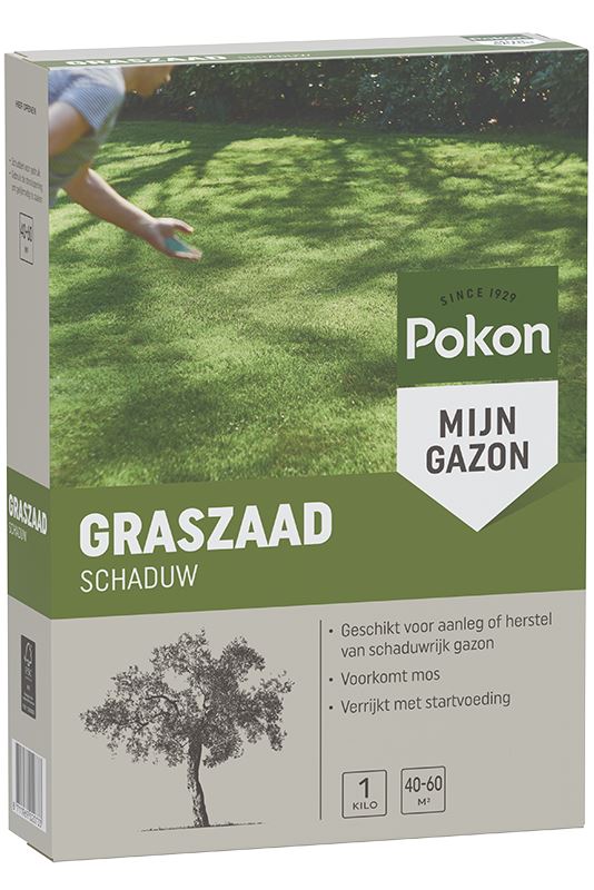 Pokon graszaad 1 kg tot 60 m² – schaduw afbeelding