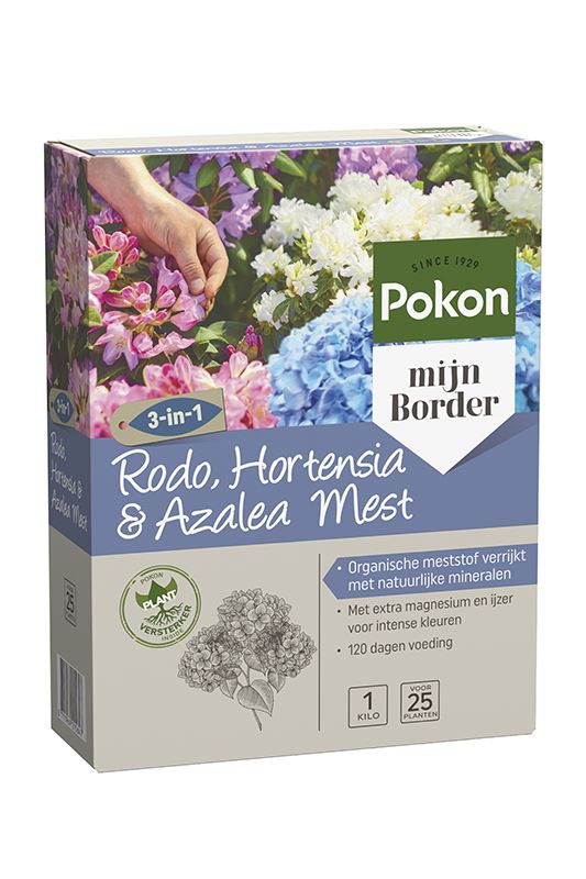 Pokon meststof voor rhododendron, hortensia&azalea - 1 kg afbeelding