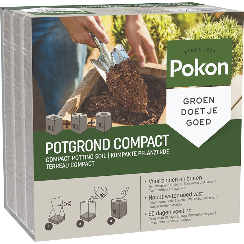 Pokon kokospotgrond voor binnen en buiten - 30l afbeelding