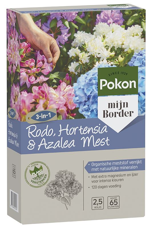 Pokon meststof voor rhododendron, hortensia&azalea - 2,5 kg afbeelding