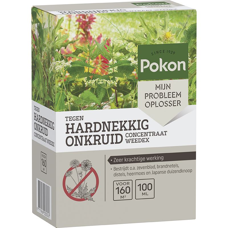 Pokon Tegen Hardnekkig Onkruid Concentraat Weedex - 100ml - Geschikt voor 160m² - Zeer Krachtige Werking - Bestrijdt Zevenblad, Distels, en Meer afbeelding