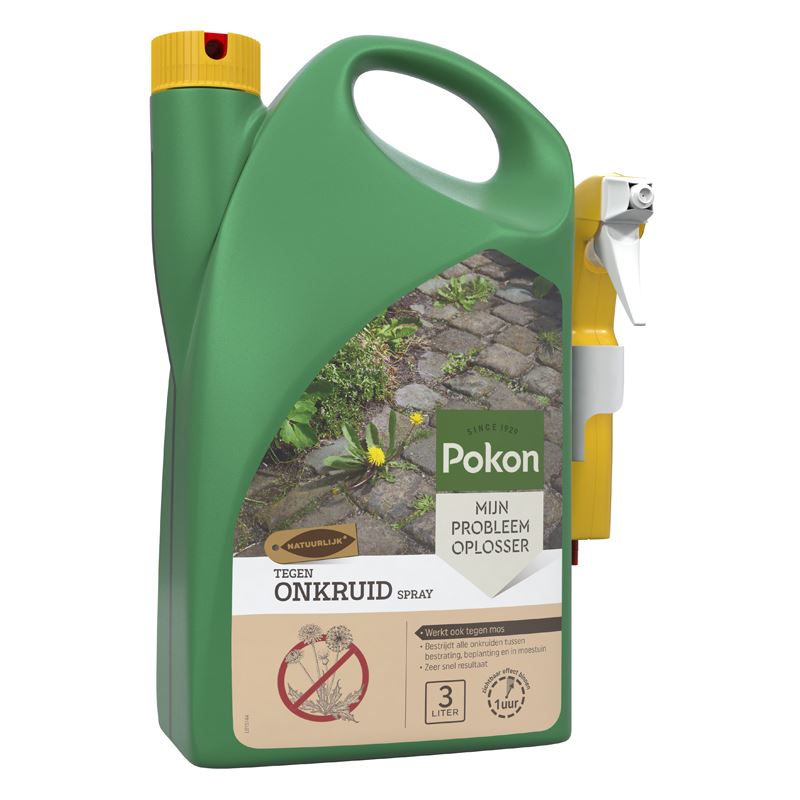 Pokon - Tegen Onkruid spray - 3L - voor border en moestuin