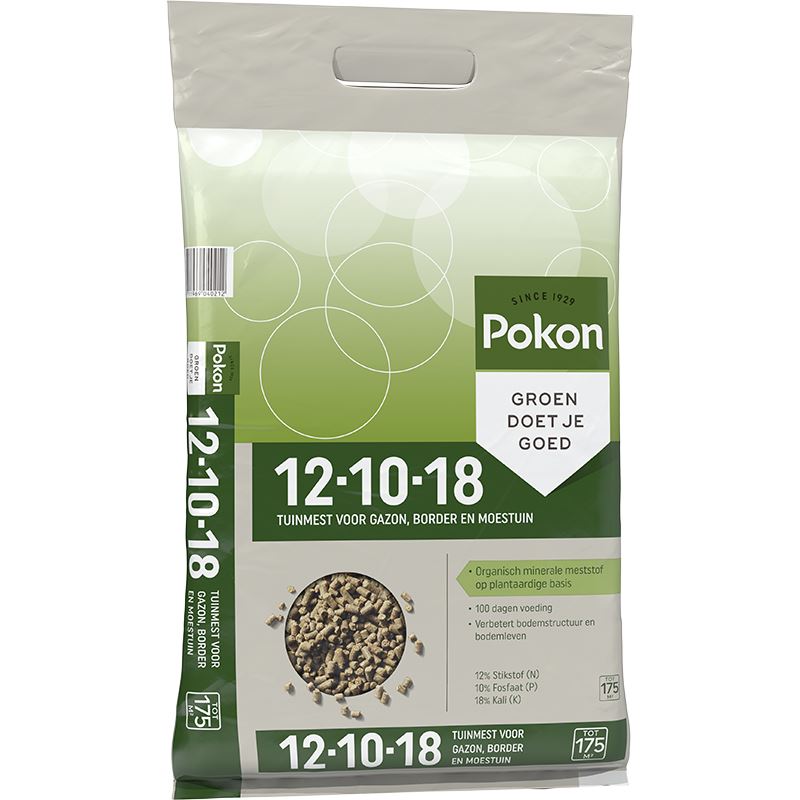 Pokon meststof voor gazon, border&moestuin - 6,75 kg - voor 175 m² afbeelding