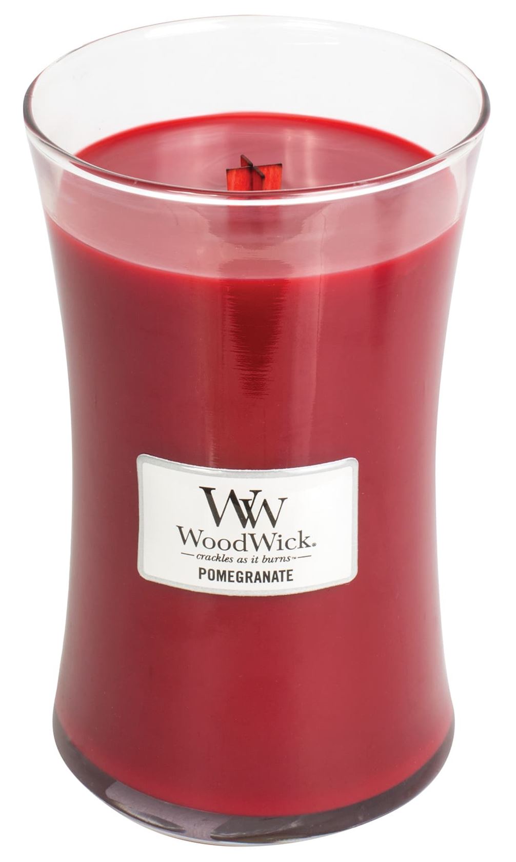 Woodwick geurkaars - Large Hourglass - Pomegranate afbeelding