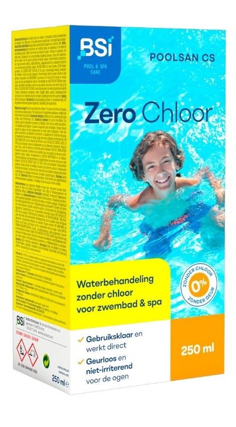 BSI PoolSan CS 250ml - chloorvrij onderhoudsproduct voor een hygiënisch zwembad
