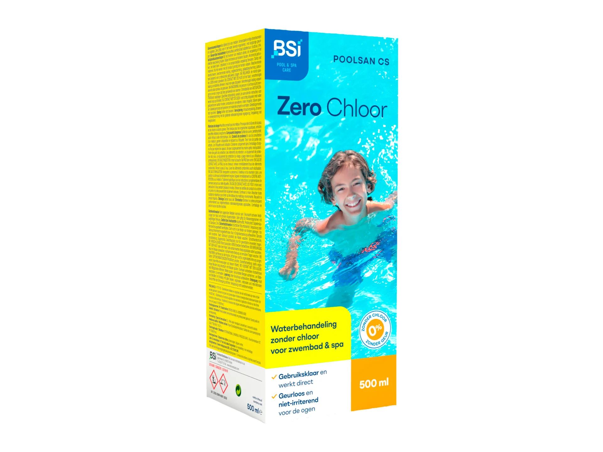 BSI PoolSan CS 500ml - chloorvrij onderhoudsproduct voor een hygiënisch zwembad