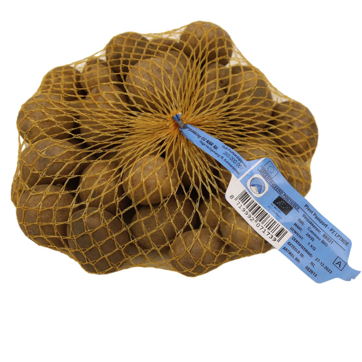 Pootaardappel Cammeo - zakje 1kg - Biologisch afbeelding