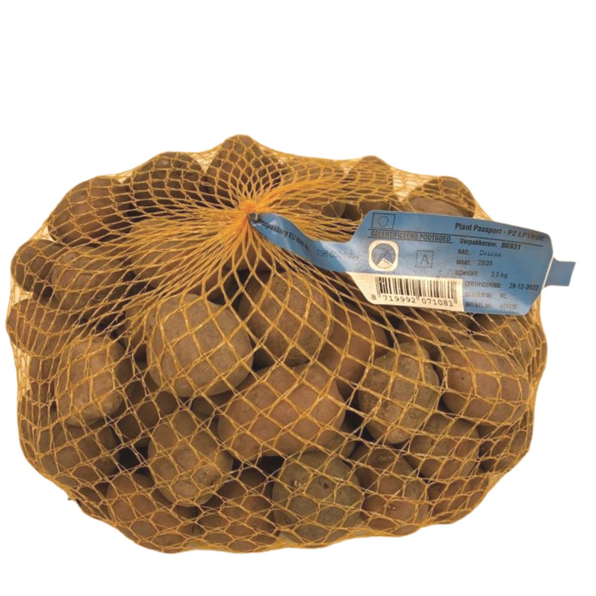 Pootaardappel Désirée - zakje 2,5kg afbeelding