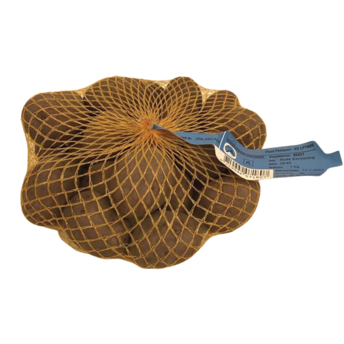 Pootaardappel Rode Eersteling - zakje 1kg - kaliber 28/45mm afbeelding