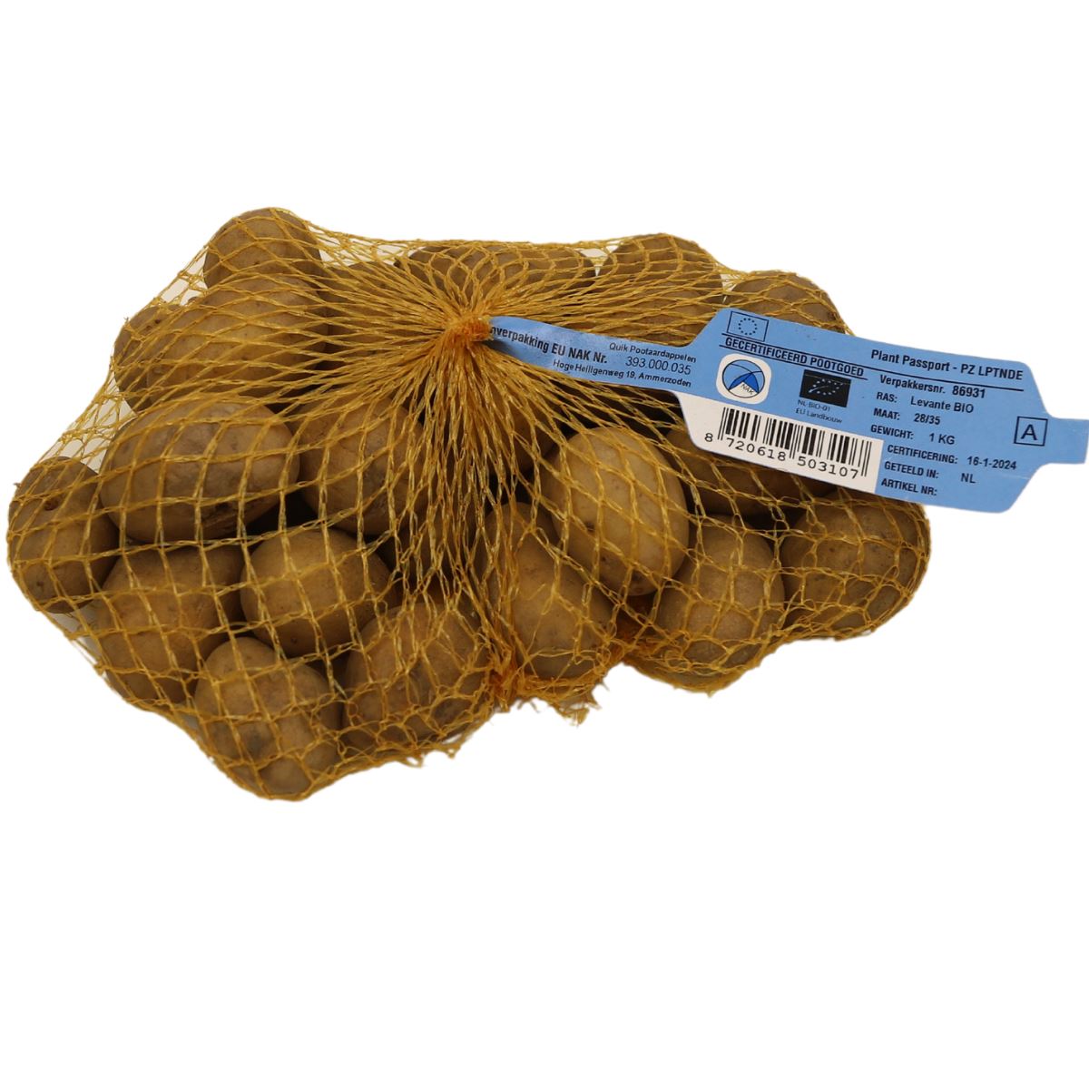 Pootaardappel Levante - zakje 1kg afbeelding