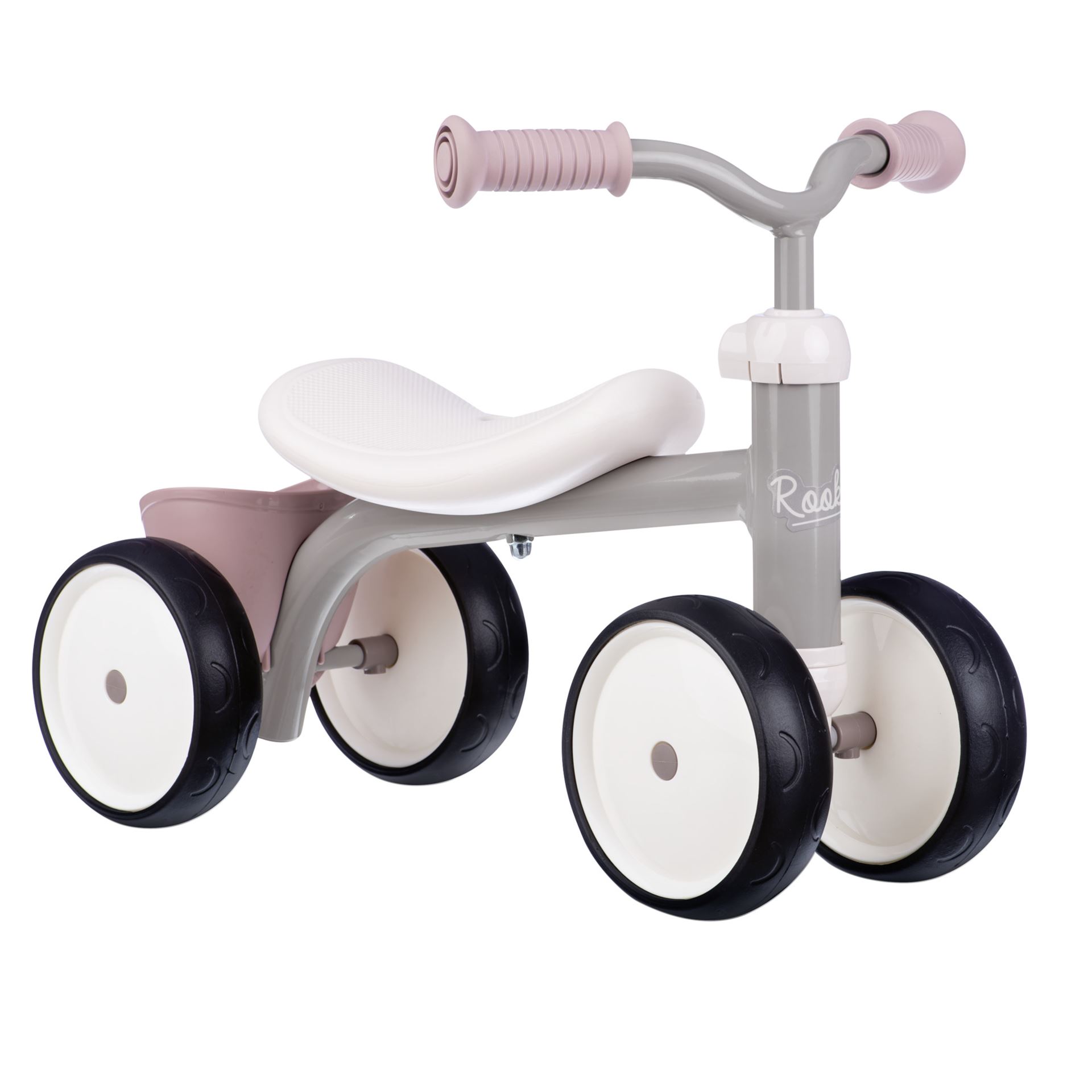 Smoby Rookie loopfietsje - Roze - Voor kids van 1 jaar afbeelding