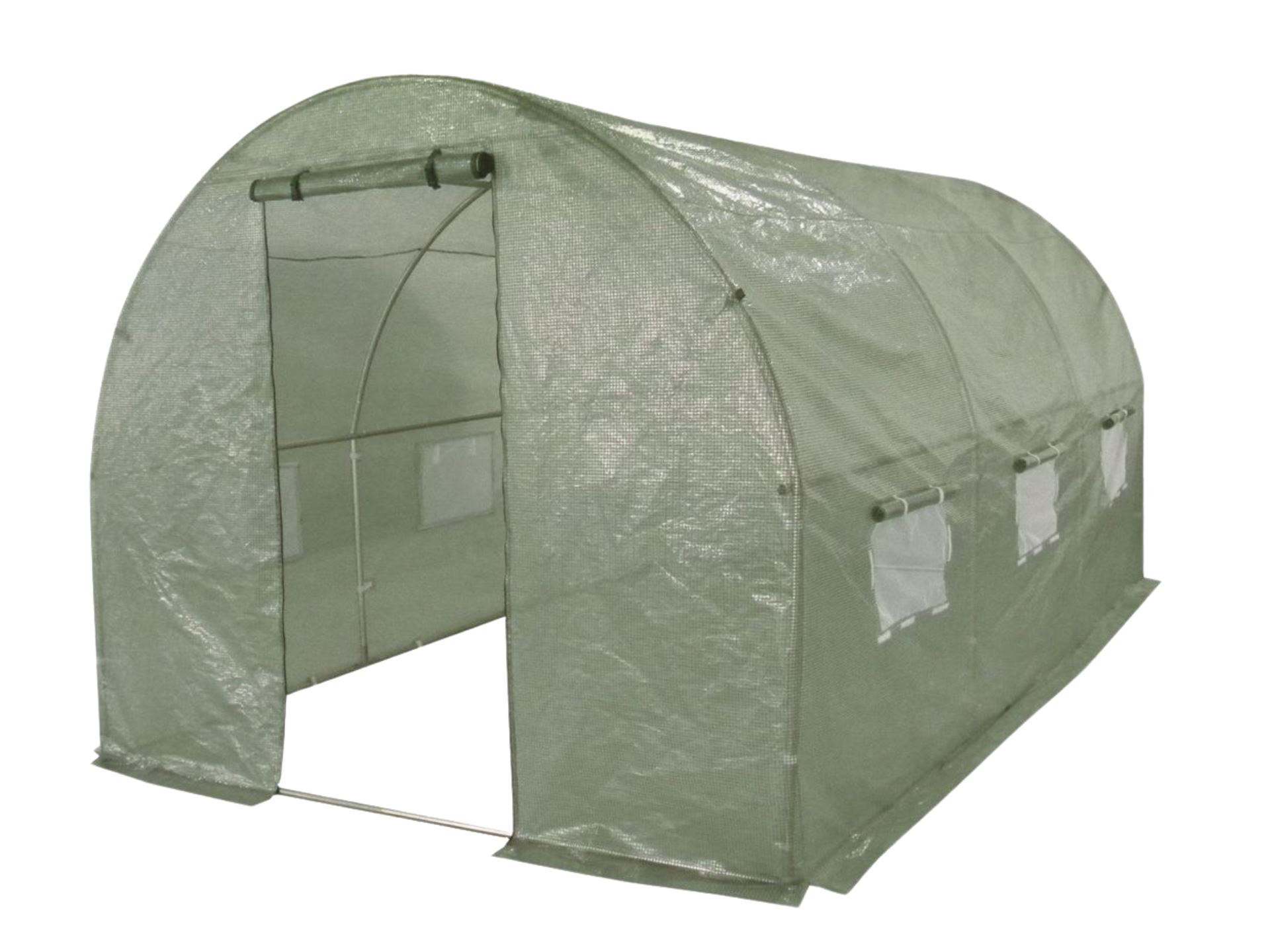 Famiflora tunnelserre 10m² - 250x400x200cm - groen afbeelding