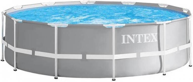 Intex Prism Frame opbouwzwembad - rond -Ø366 x H76 cm afbeelding