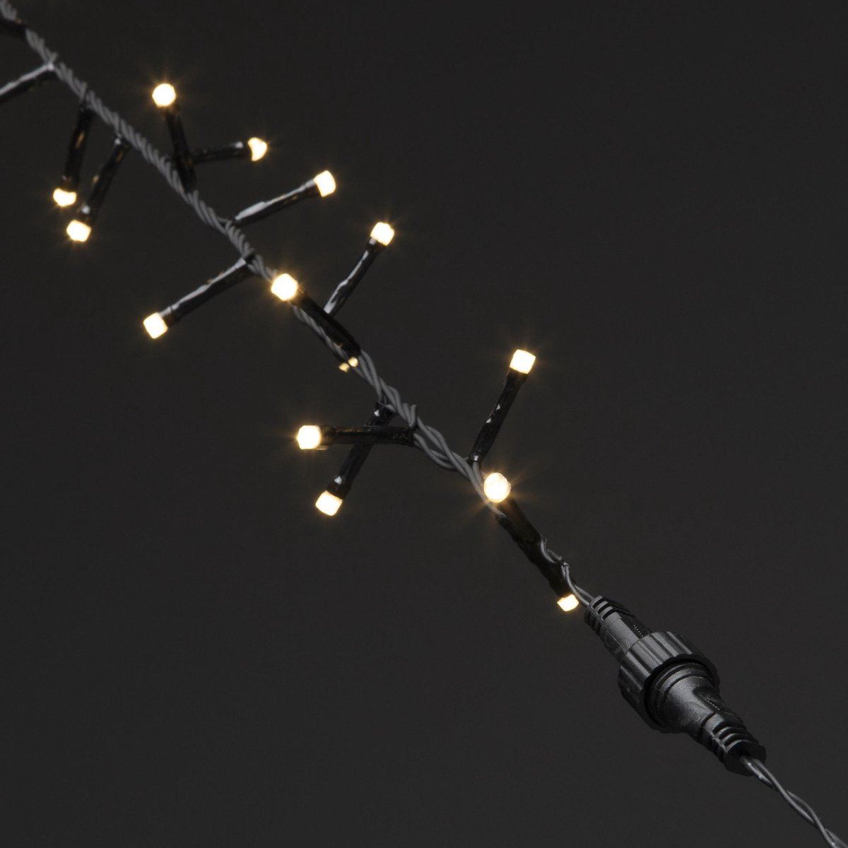 Fairybell cluster lichtsnoer uitbreidingskit - 2 x 5m - 500 warm witte ledlampjes afbeelding