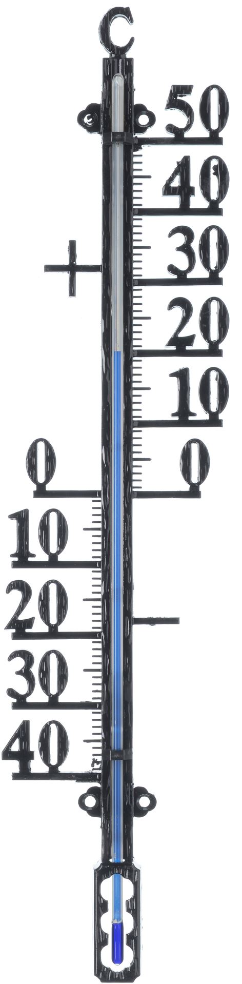 Nature profielthermometer metaal zwart afbeelding