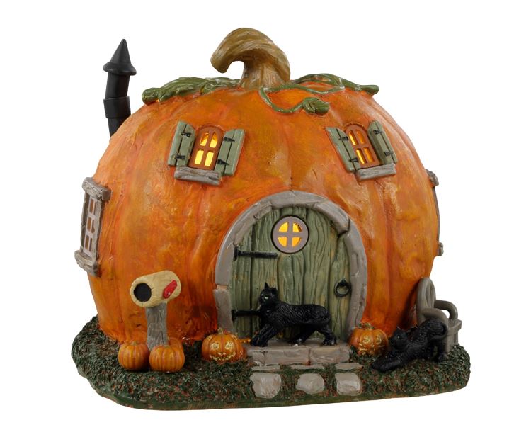 Lemax -'Pumpkin Cottage'- Verlicht gebouw - Exclusief adapter afbeelding