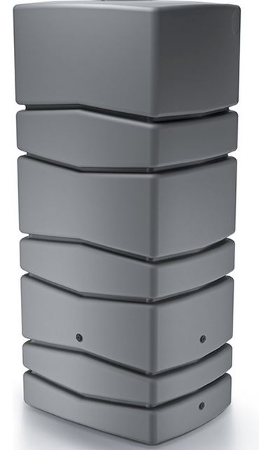 Prosperplast Aqua Tower Regenton - 650 Liter - Grijs - Modern Design afbeelding