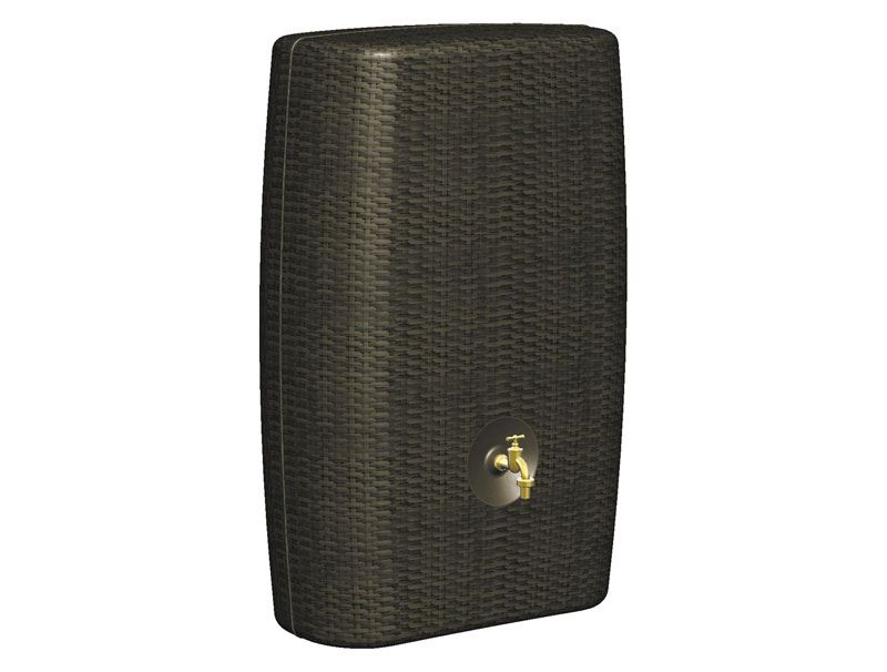 Garantia sunda Wicker - Regenton muurmodel - 40x80x118cm - zonder kraantje - 300 liter afbeelding