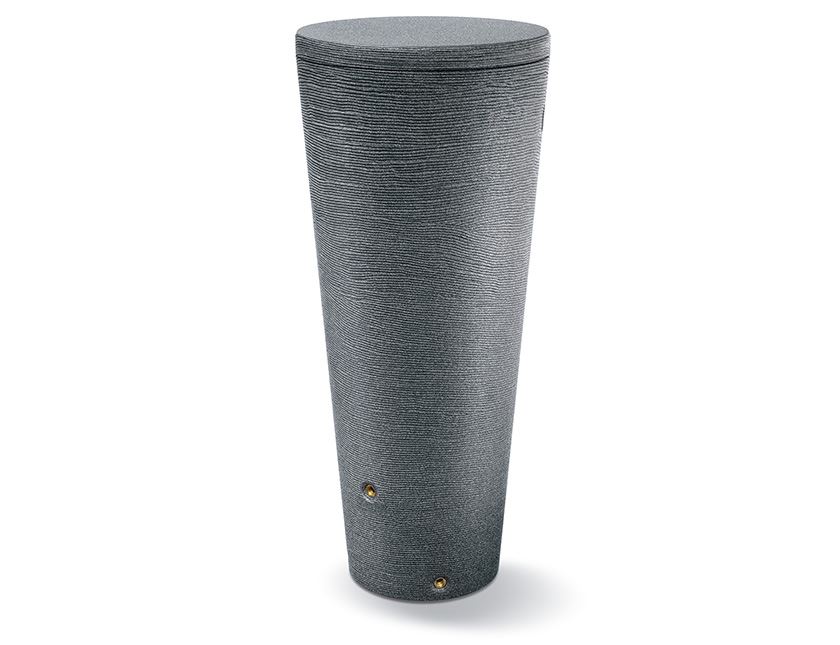 Waterform tubo graniet - Regentonnen - 150,5cm - met kraantje - 320 liter afbeelding