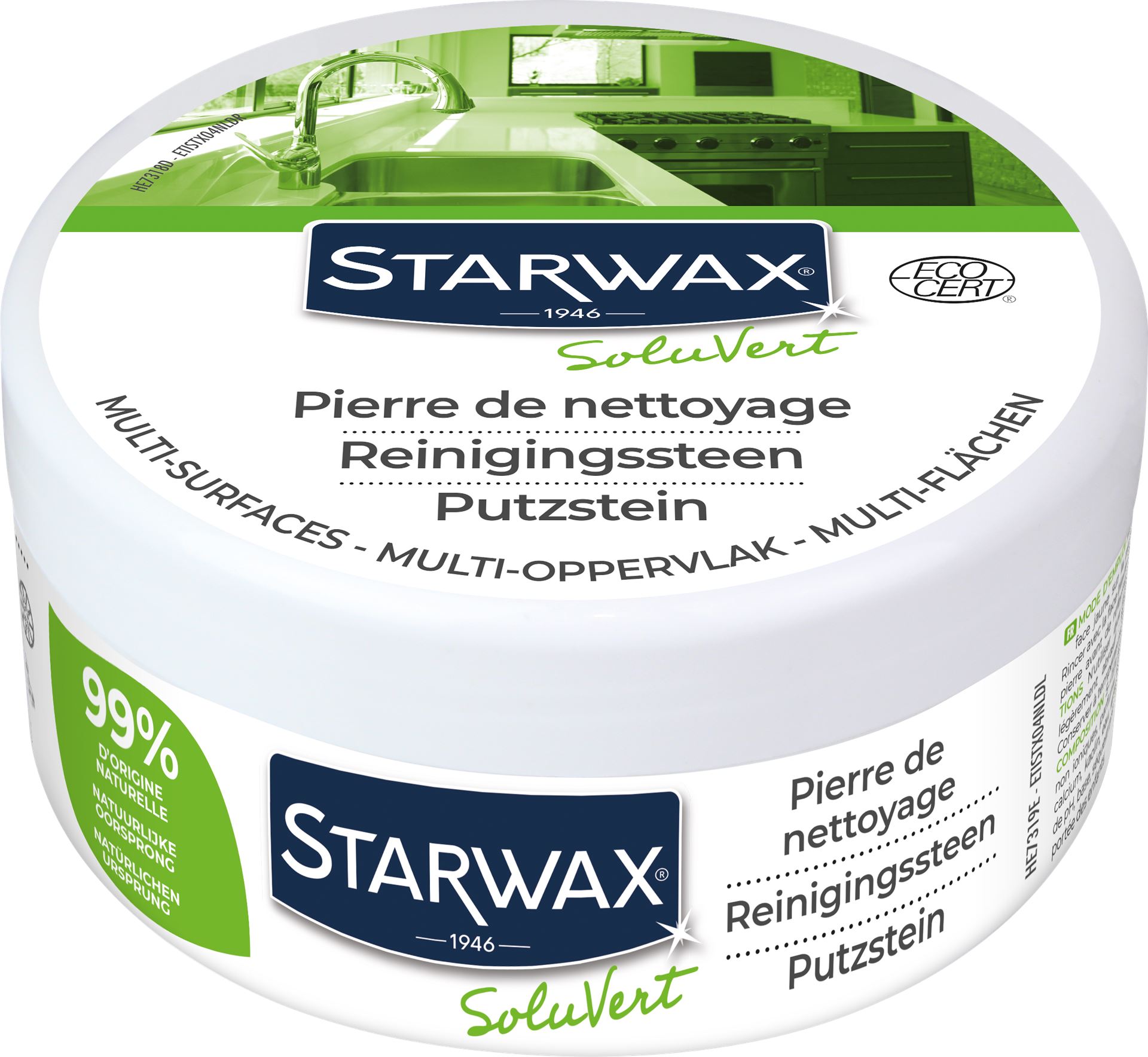 Starwax Soluvert reinigingssteen - 375gr afbeelding