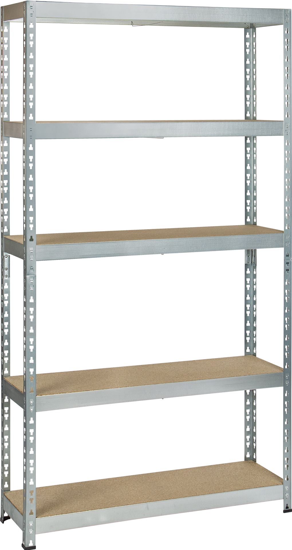 Practo Home heavy duty 836 galva - Opbergrek hout/galva - 30x100x180cm afbeelding