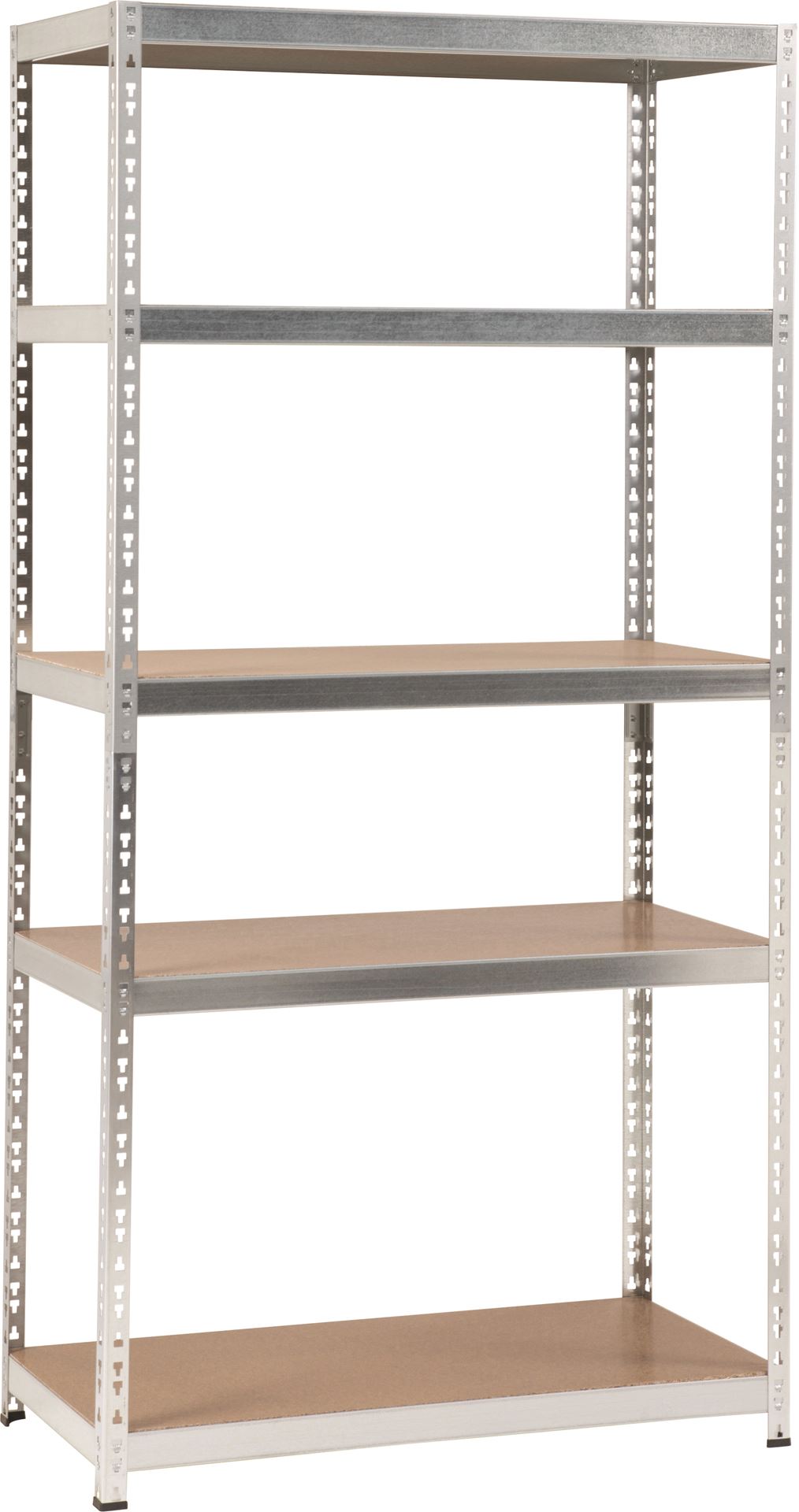 Practo Home heavy duty 848 galva - Opbergrek hout/galva - 50x100x200cm