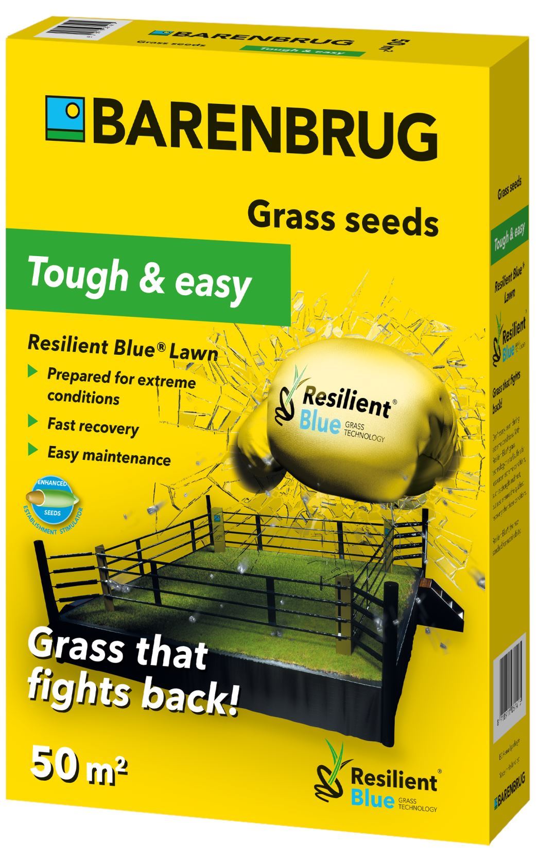Barenbrug graszaad 1kg tot 50m² - Resilient Blue Lawn - gras dat terugvecht afbeelding