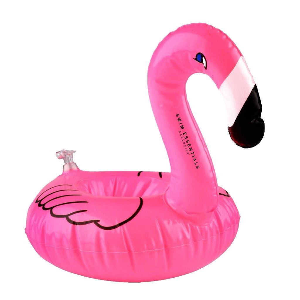 Swim Essentials opblaasbare bekerhouder Roze Flamingo -Ø17cm afbeelding