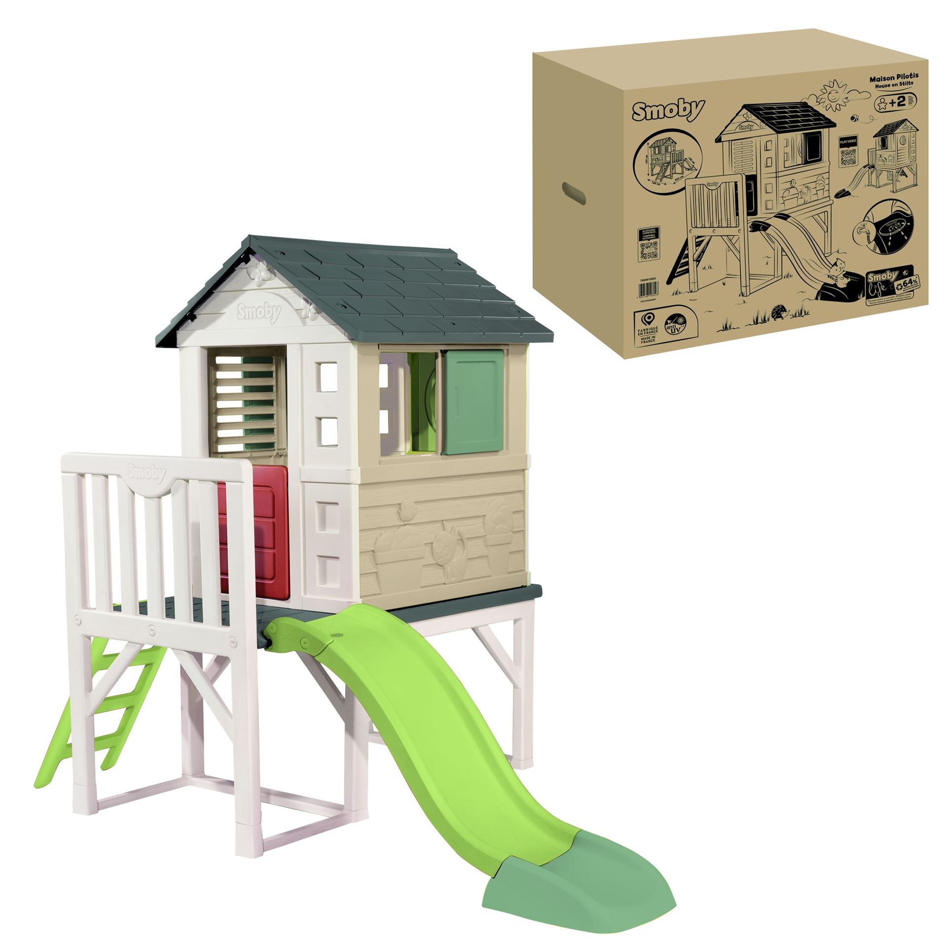Smoby Life Stilt House – Speelhuis op Poten – Paalwoning – Vanaf 2 jaar