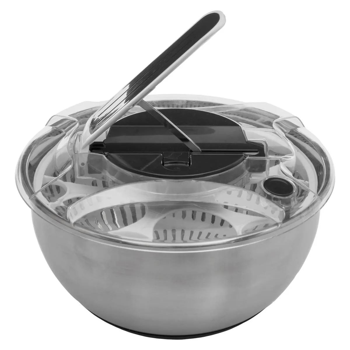 5Five Slacentrifuge RVS 3,5L - Salade Spinner - Handmatig afbeelding