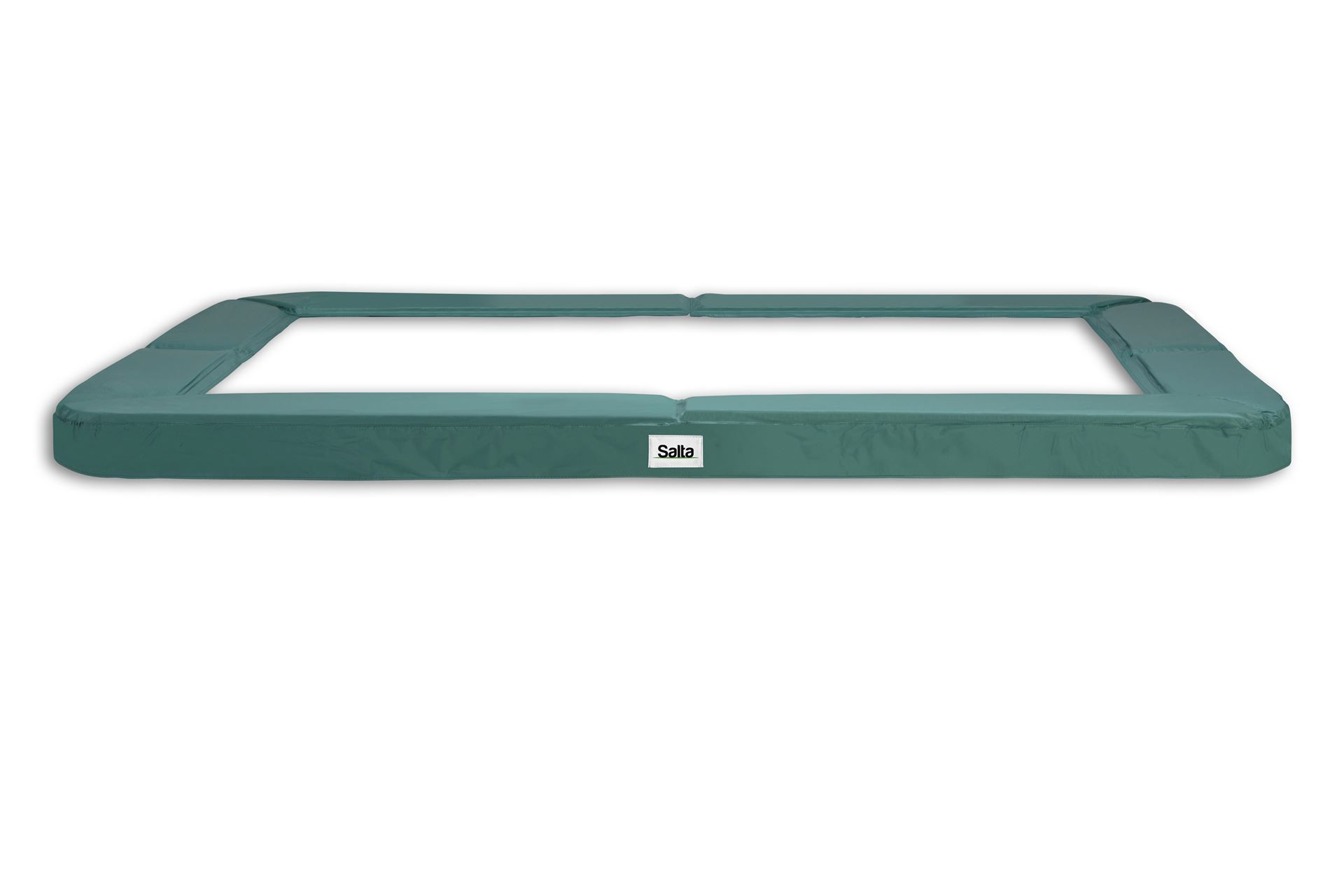 Salta veiligheidsrand voor trampolines 214x153cm  - Universeel - Rechthoekig - groen afbeelding