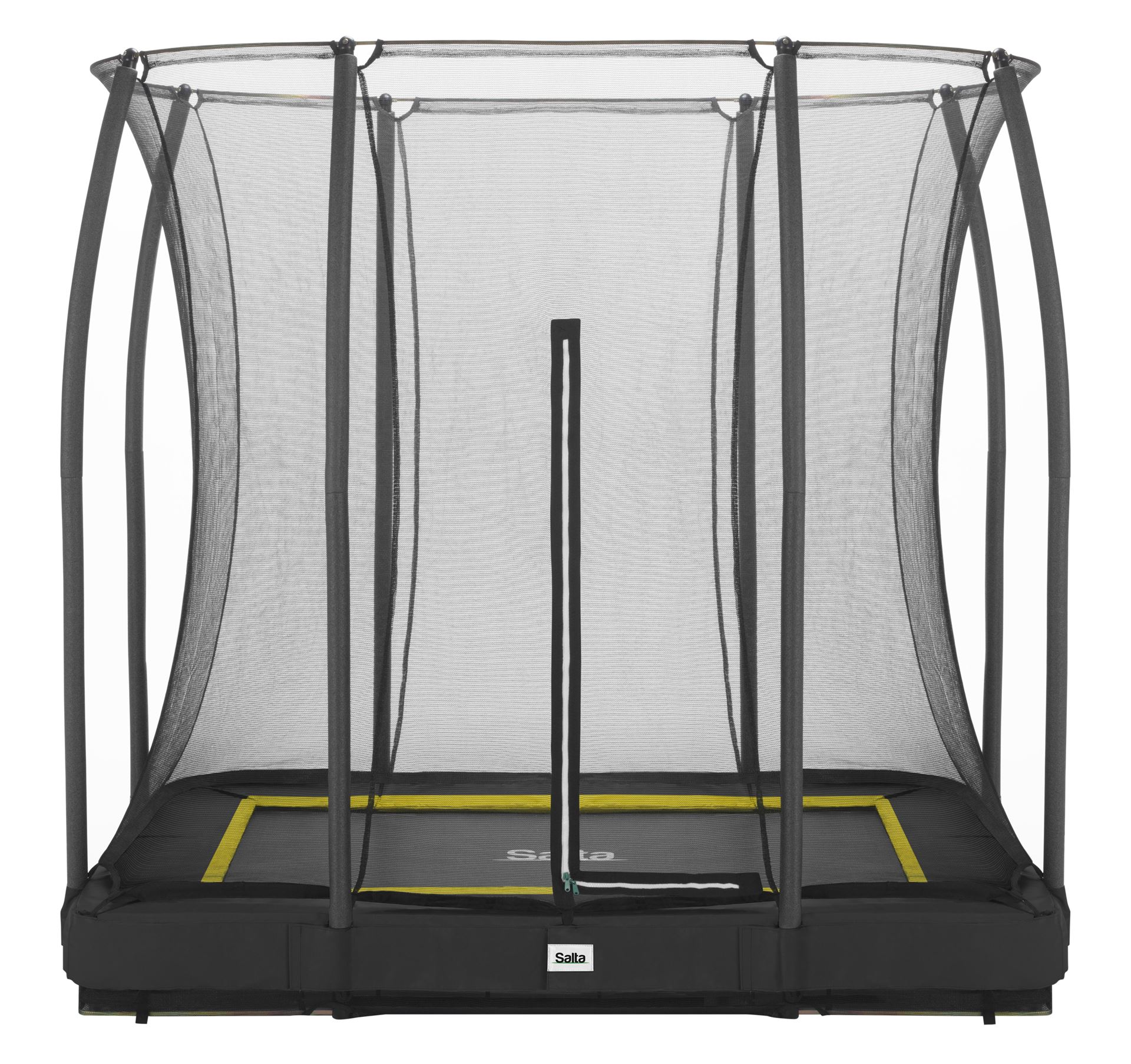 Salta trampoline Comfort Edition Ground - 214 x 153 cm - Rechthoekig - Zwart afbeelding