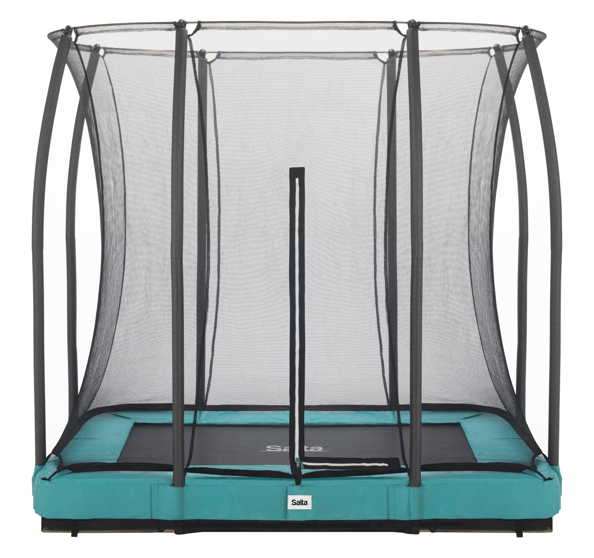 Salta trampoline Comfort Edition Ground - 214 x 153 cm - Rechthoekig - Groen afbeelding