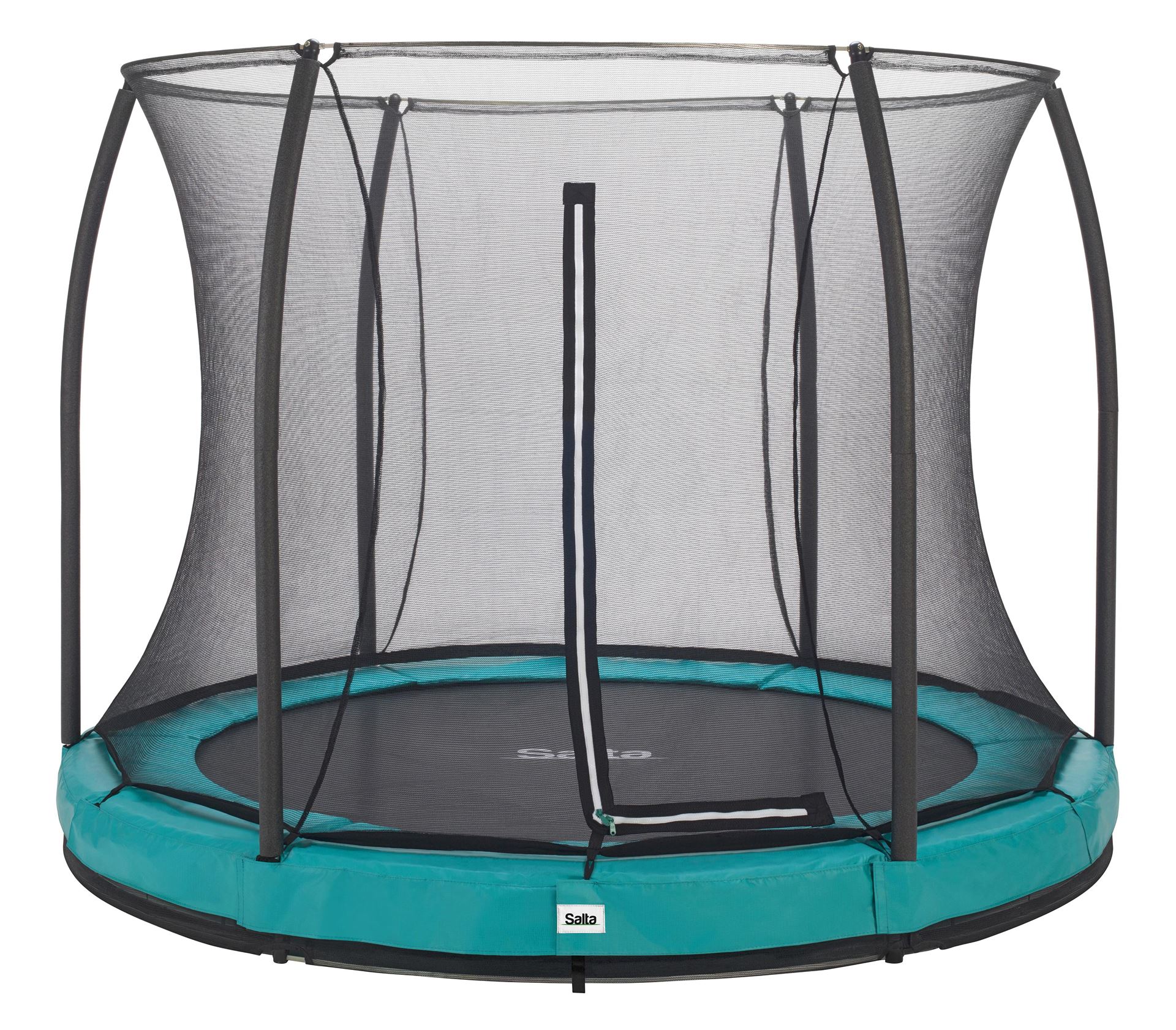 Salta trampoline Comfort Edition Ground - Diameter 251 cm - Rond - Groen