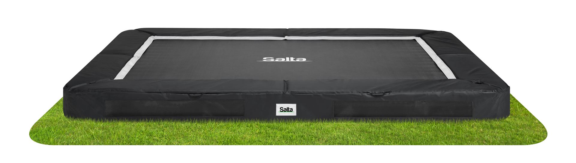 Salta trampoline Premium Ground Sports - 306x214 cm - Rechthoekig - zwart afbeelding