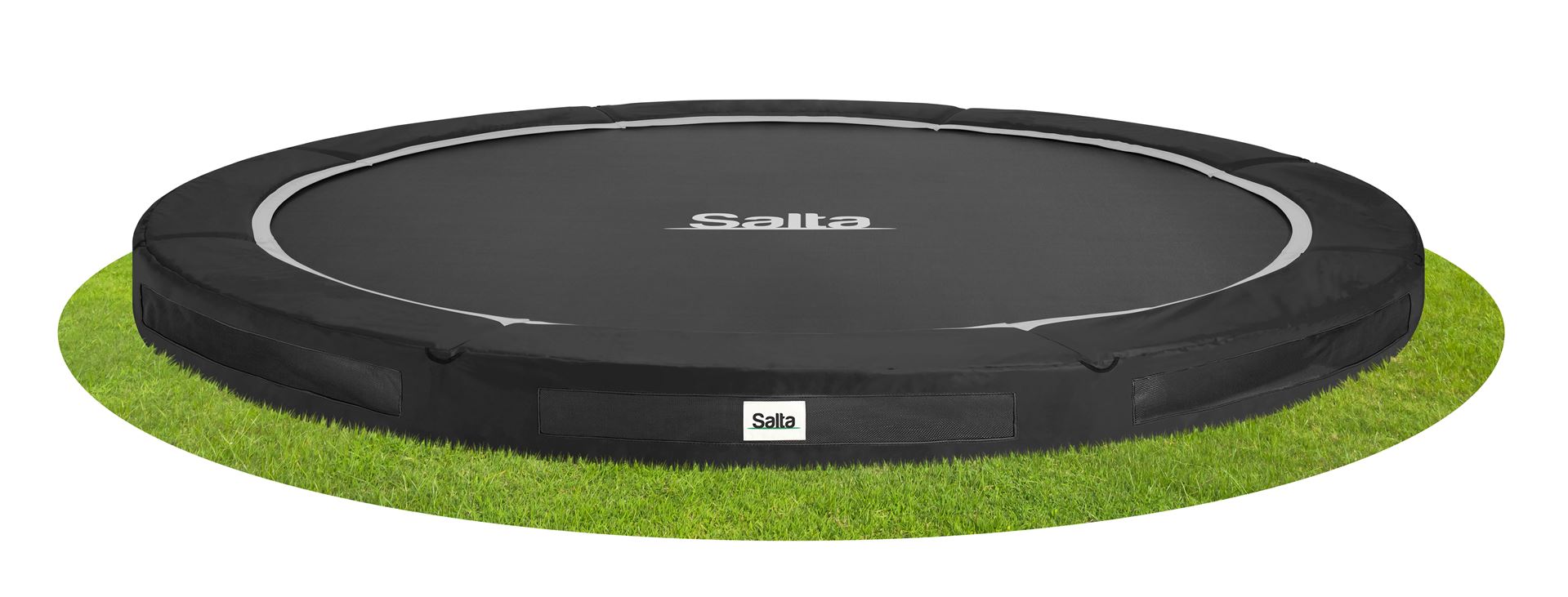 Salta Premium Ground Sports Trampoline - ⌀427cm - Rond - Zwart