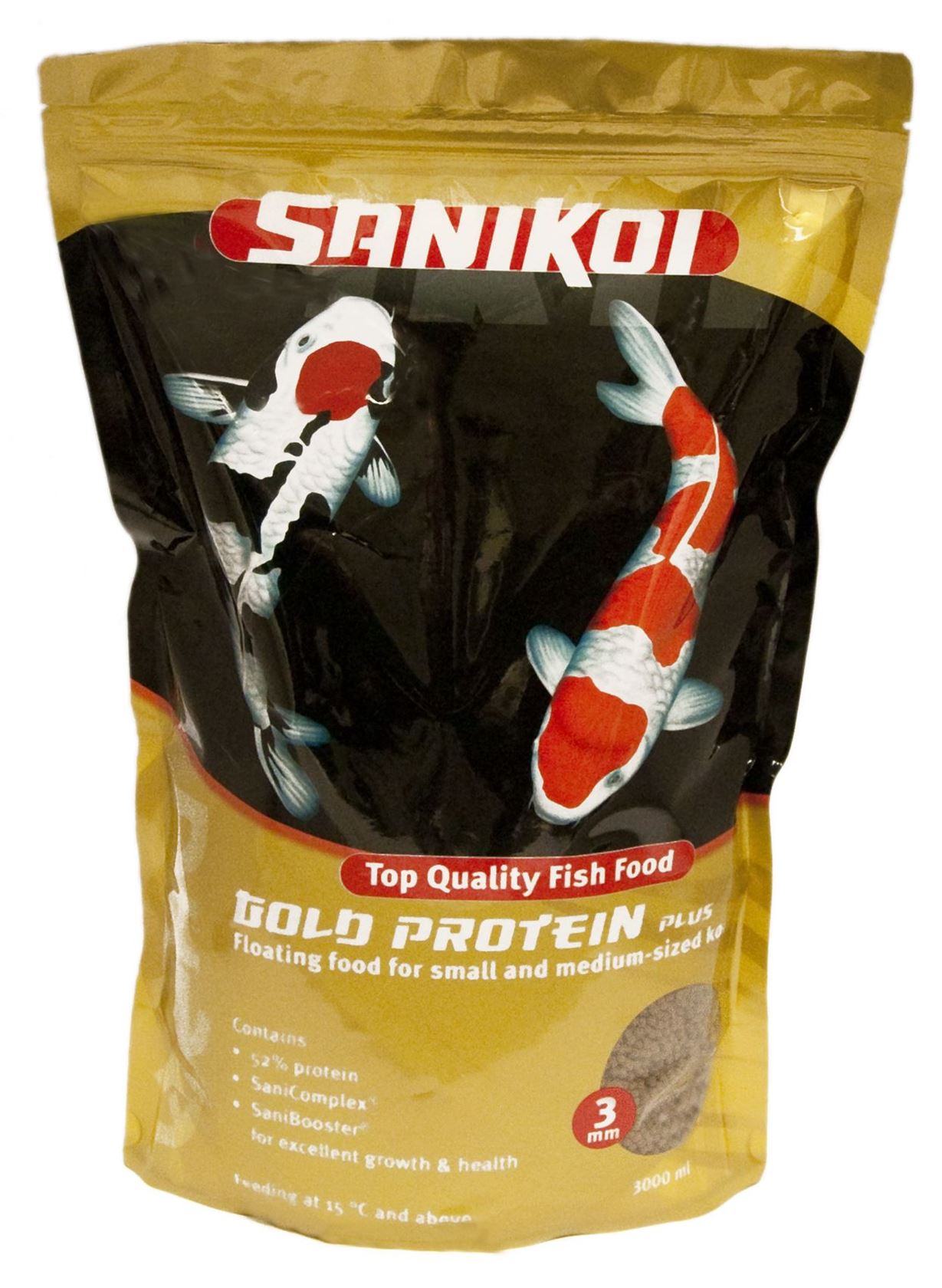 SaniKoi Gold Protein Plus 3mm 3 l - met 52% eiwit voor excellente groei en gezondheid afbeelding